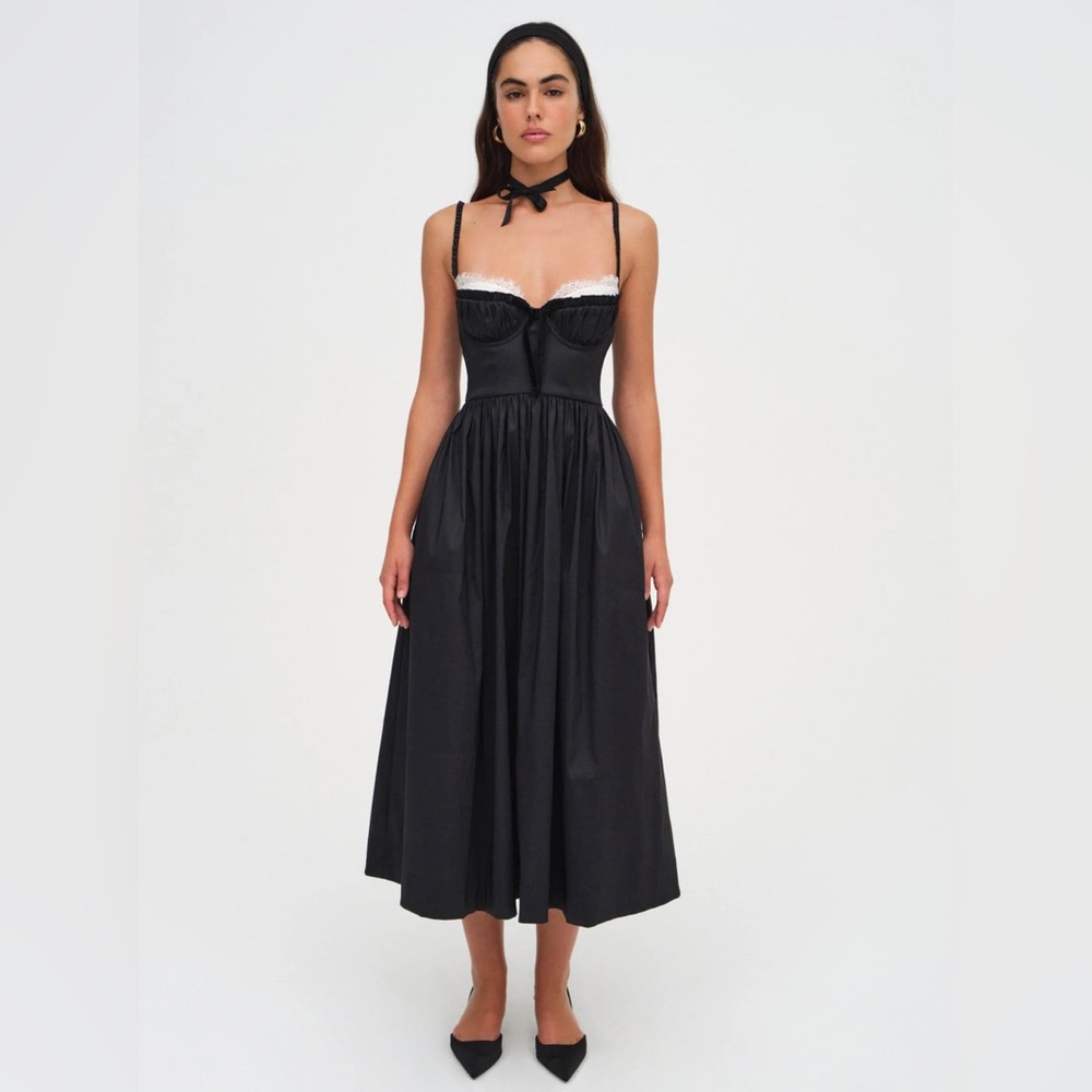 For Love and Lemons Doris Midi Dress
